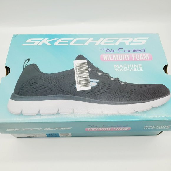 New Skechers Womens sz 10 Black Memory Foam - Picture 6 of 9